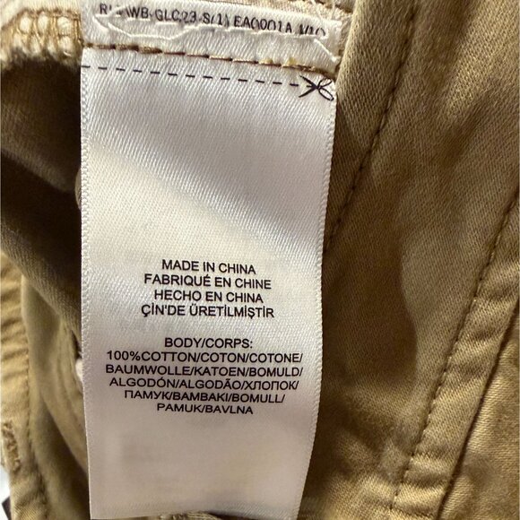 Polo Ralph Lauren Khaki Cargo Skirt Cotton Lightweight Size 2 - Picture 7 of 10